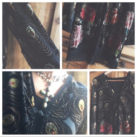 Jacket  Silk & Velvet Opera Jacket Victorian HP🌵 - Picture 7 of 14